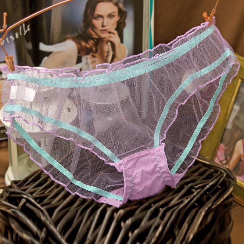 Panty hipster nero trasparente