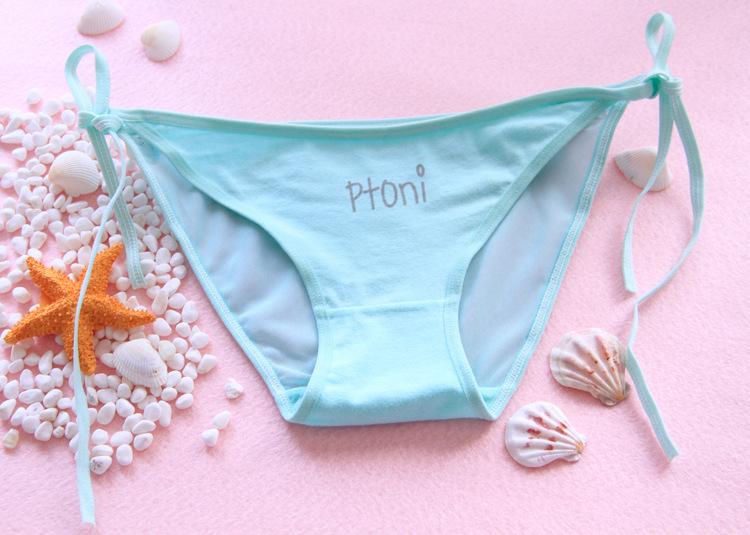 Side Tie Bikini Panty-Green-Theone Apparel