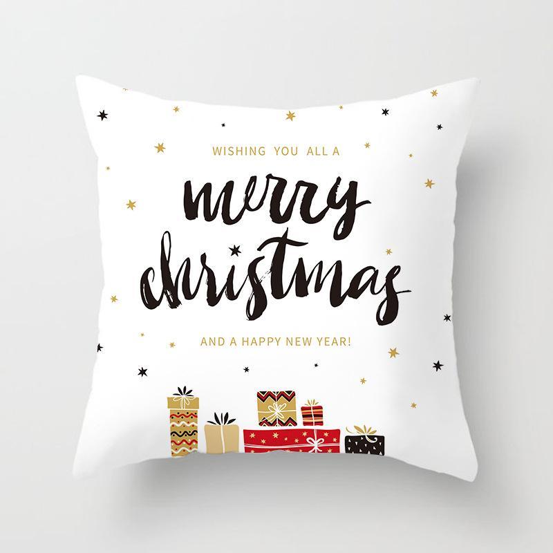 Eenvoudige en chique kerstkussens