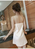 Simplistic Silky Chemise Slip Dress