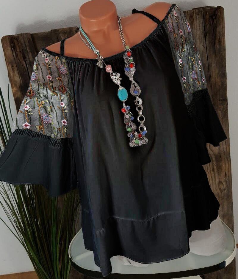 Blusa con hombros descubiertos Southwest Traditions