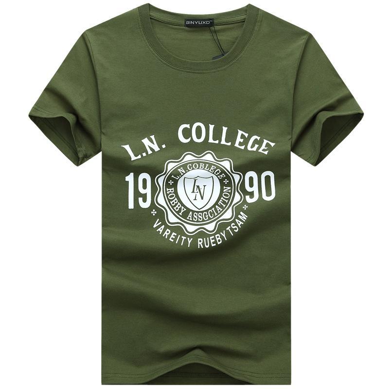 Varsity Co Ed College Shirt-Military Green-Theone Apparel