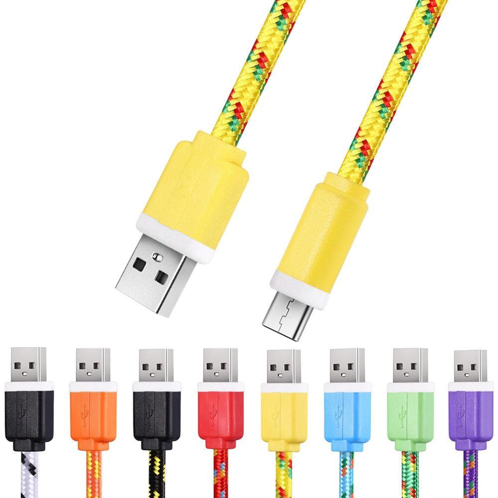 Cable cargador micro USB para teléfonos inteligentes Android