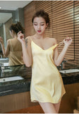 Simplistic Silky Chemise Slip Dress