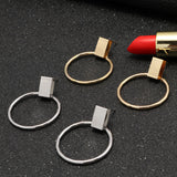 Block Stud and Loop Earrings - THEONE APPAREL