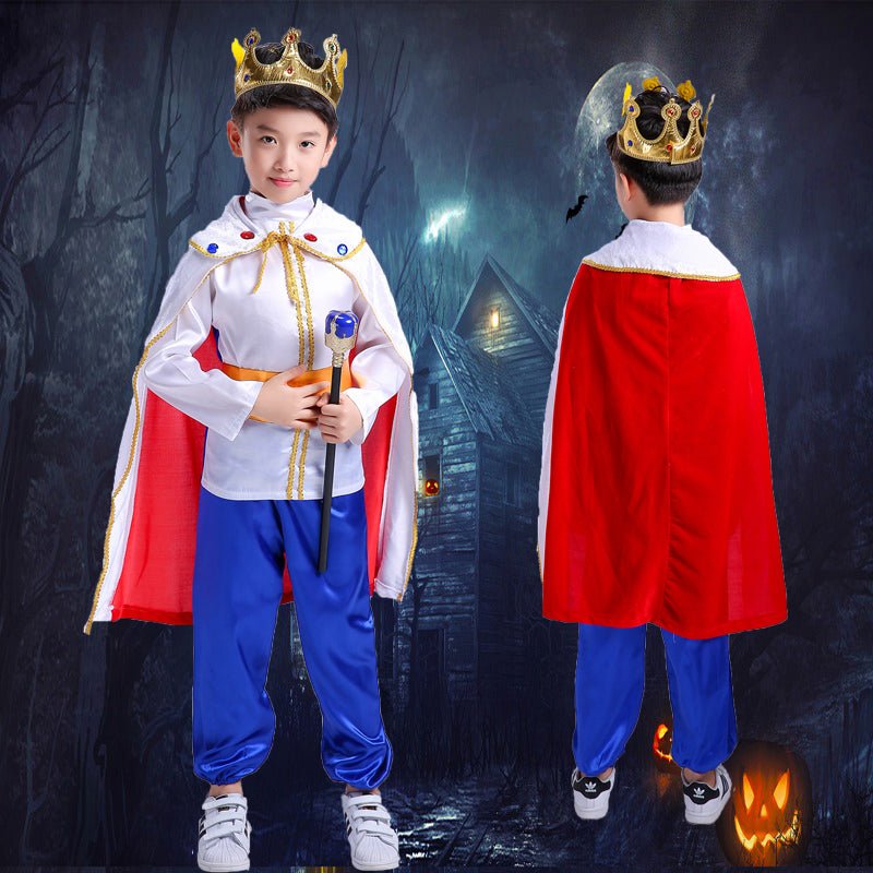 Boy's Full Set King Costume for Halloween Party - THEONE APPAREL