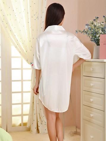 Button Up Tunic Nightie - THEONE APPAREL