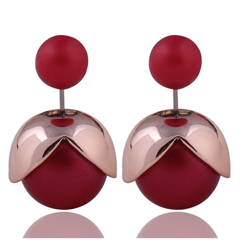 Candy Colored Rubber Sphere Earrings - THEONE APPAREL