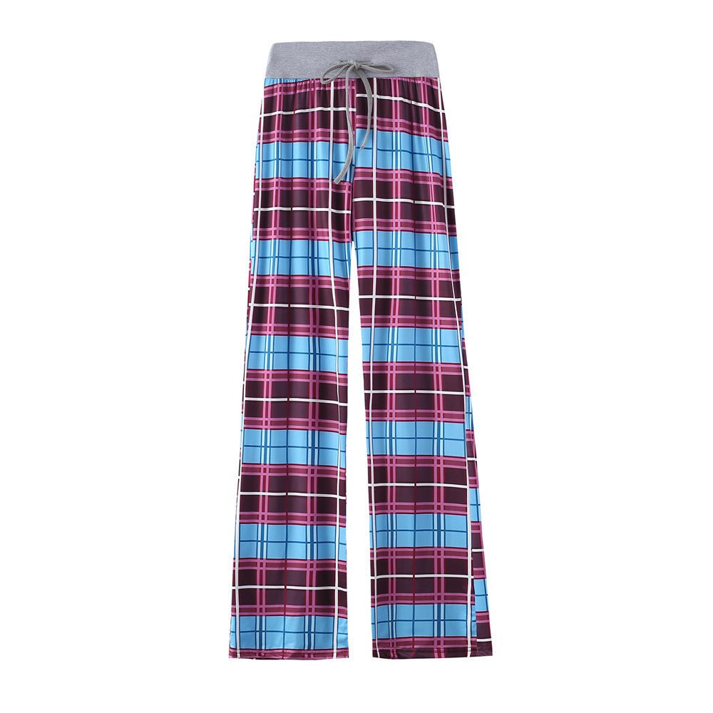 Casual Drawstring Elastic Lounge Pajama Pants - THEONE APPAREL