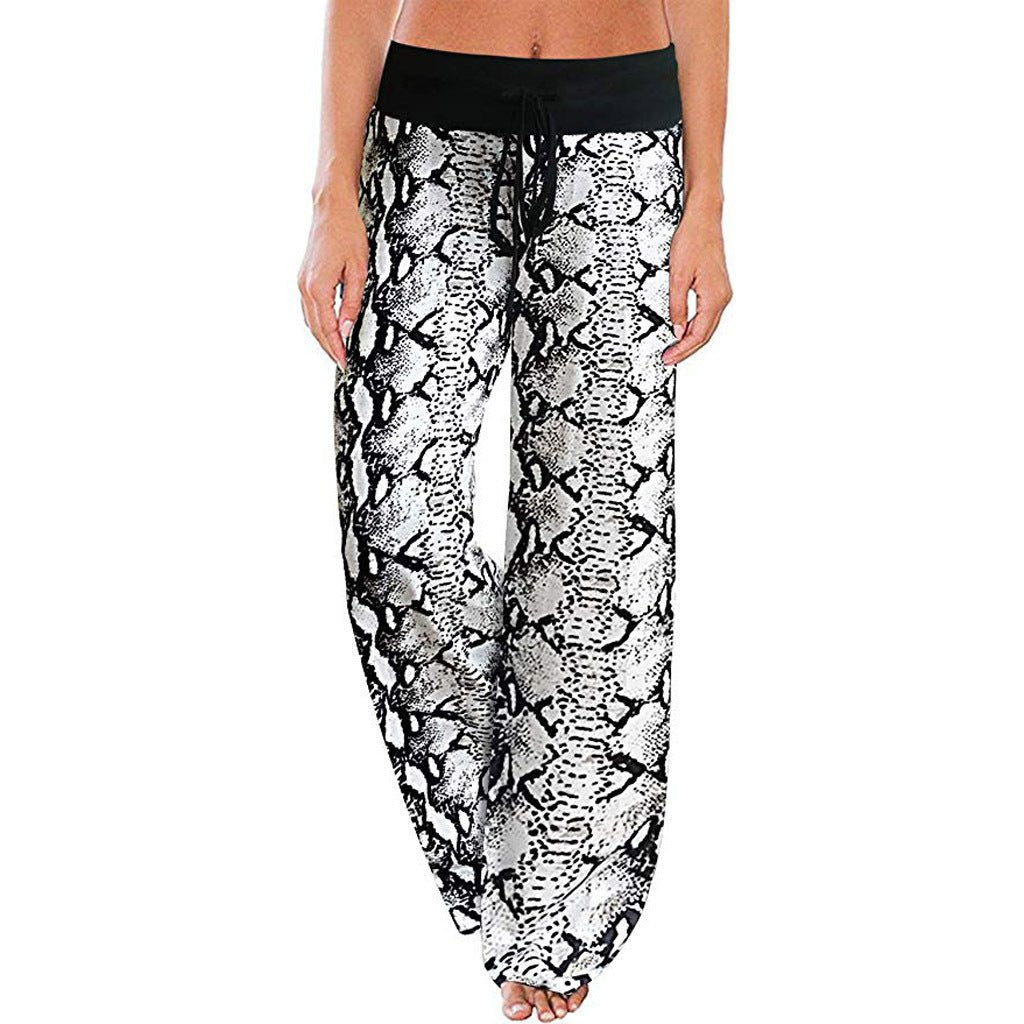 Casual Drawstring Elastic Lounge Pajama Pants - THEONE APPAREL